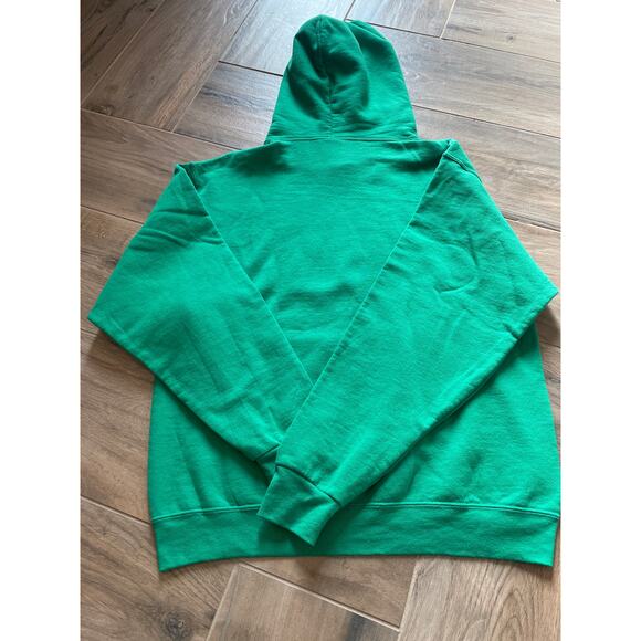 Jerzees Hoodie Mens Size M Green Disney Mickey Mouse Astros World Series - Picture 5 of 7